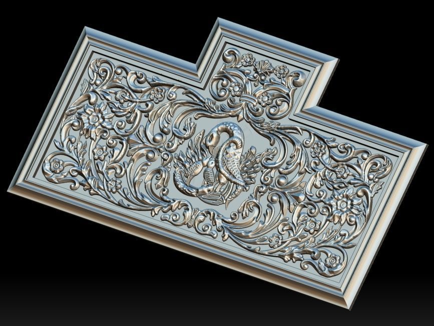 Religious Relief for CNC 3D Router 3D model_2
