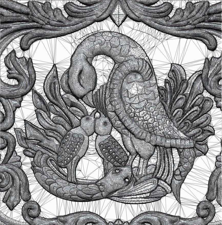 Religious Relief for CNC 3D Router 3D model_10