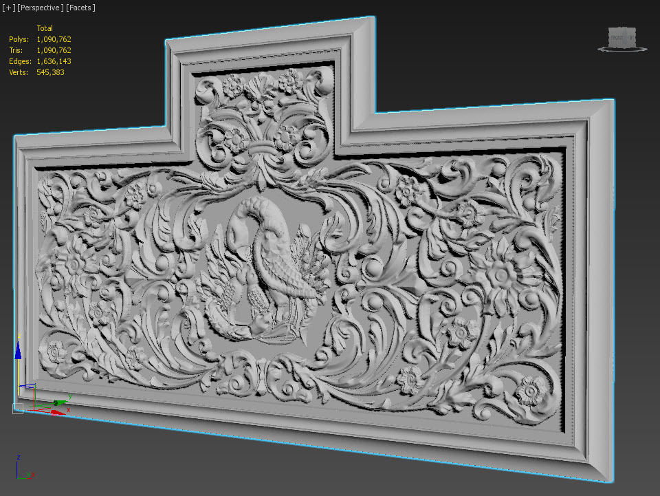 Religious Relief for CNC 3D Router 3D model_13