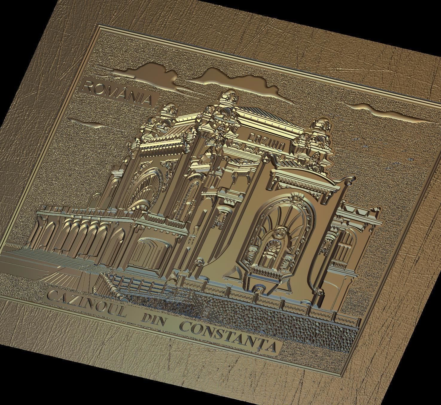Casino Constanta Romania for Embossing Hot foil Technique 3D print model_7