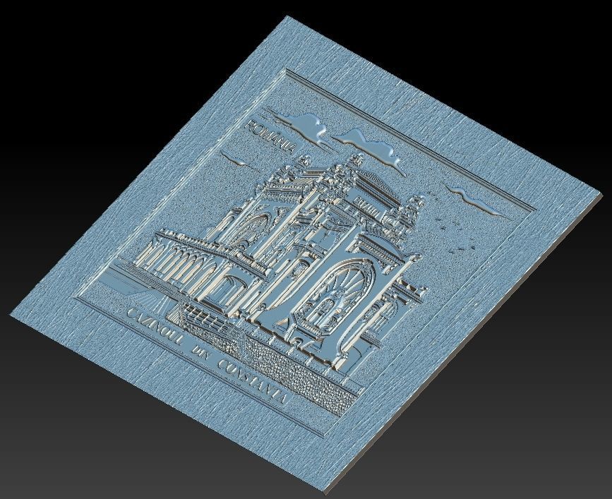Casino Constanta Romania for Embossing Hot foil Technique 3D print model_5