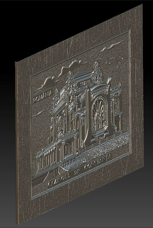 Casino Constanta Romania for Embossing Hot foil Technique 3D print model_1