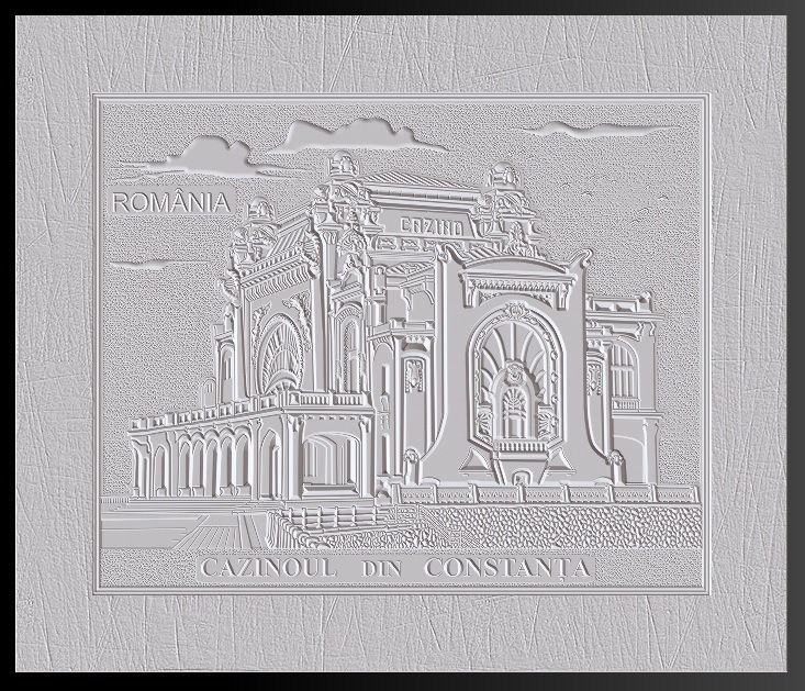 Casino Constanta Romania for Embossing Hot foil Technique 3D print model_4