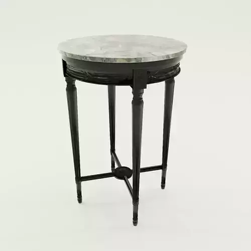 Salon table of classicistic style - France about 1900 3D model