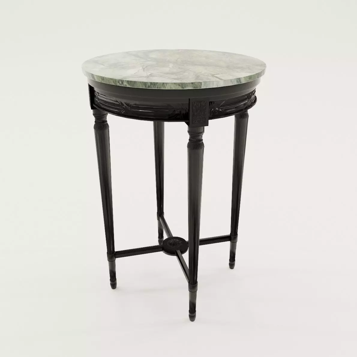 Salon table of classicistic style - France about 1900 3D model