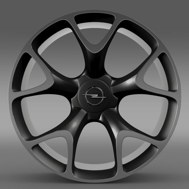 Opel Insignia OPC Concept rim 3D model_5