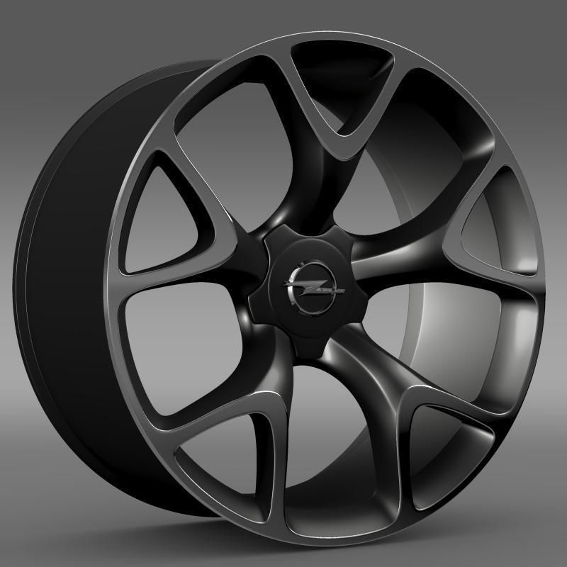 Opel Insignia OPC Concept rim 3D model_3