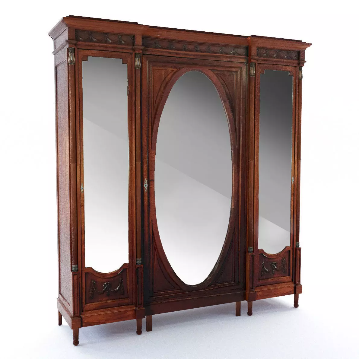 Historicism cupboard - Germany 1880 3D model