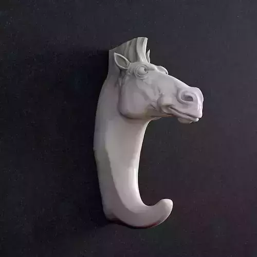 Hook horse 3D print model