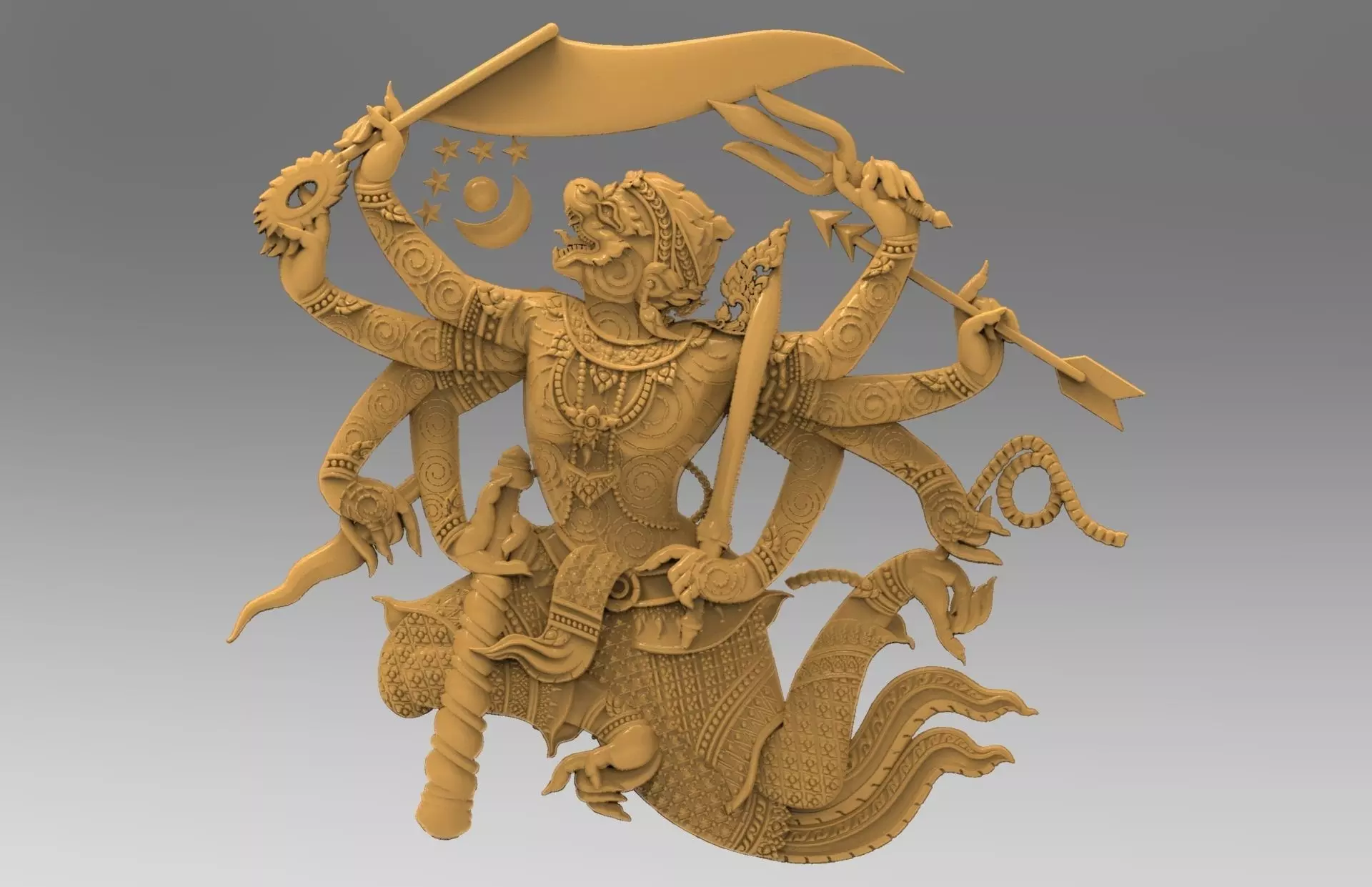 Hanumarn-Ramayana Actor combinator 3D print model_0