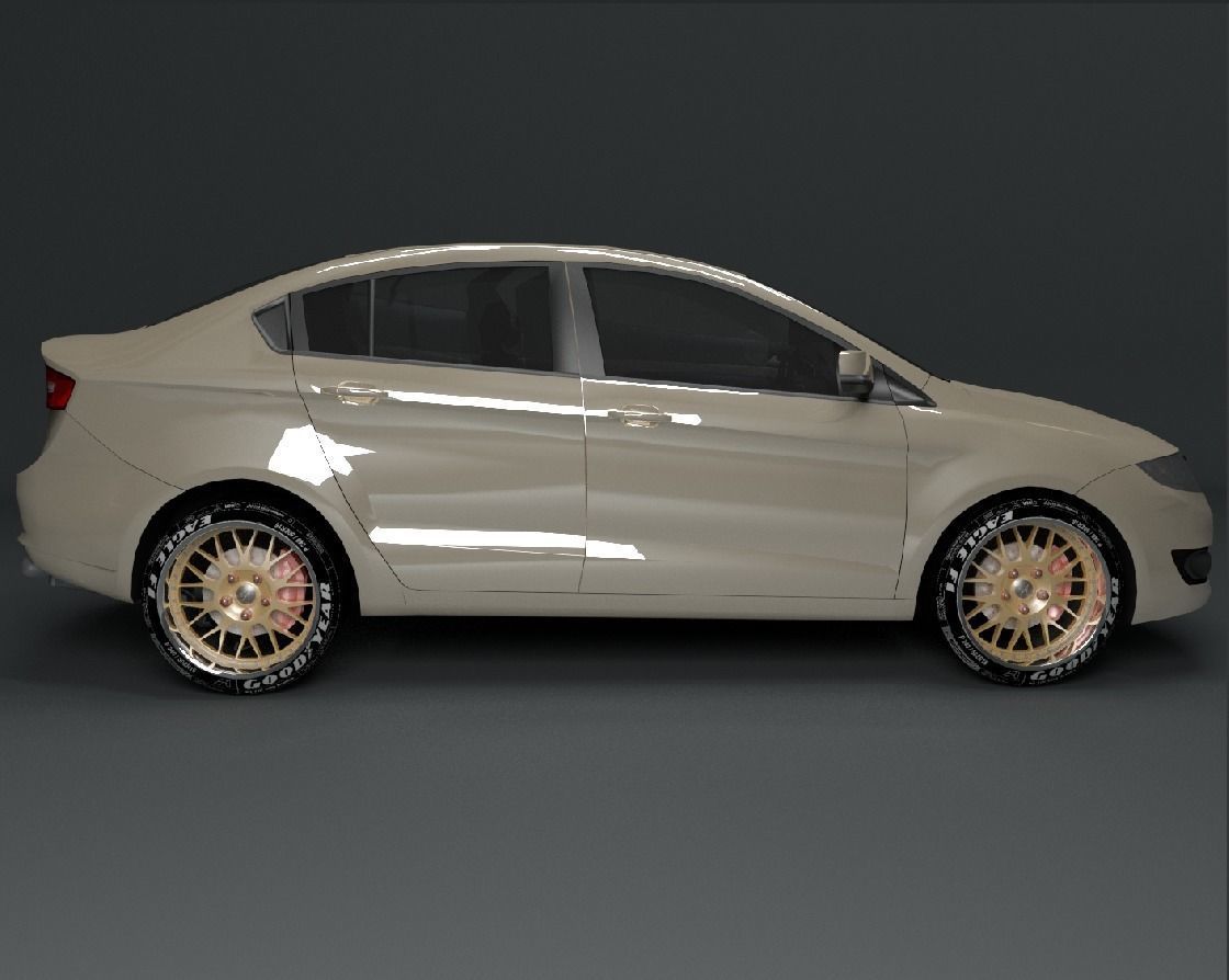 Proton Preve Low-poly 3D model_6