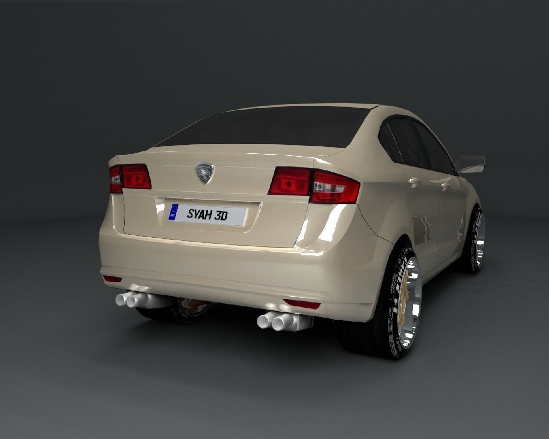 Proton Preve Low-poly 3D model_3