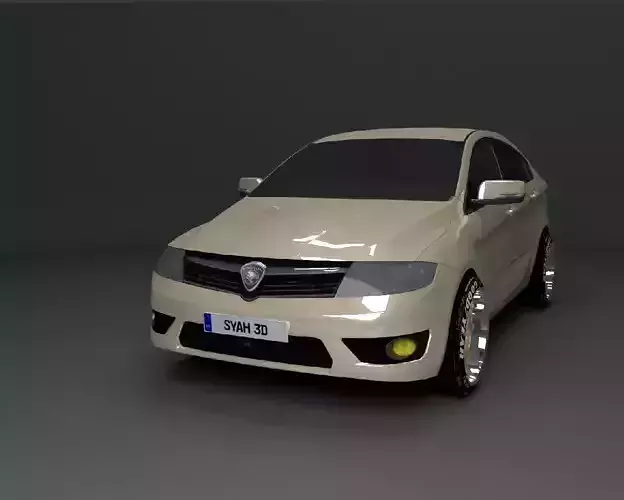 Proton Preve Low-poly 3D model