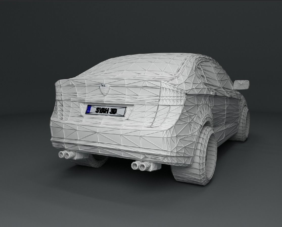 Proton Preve Low-poly 3D model_4