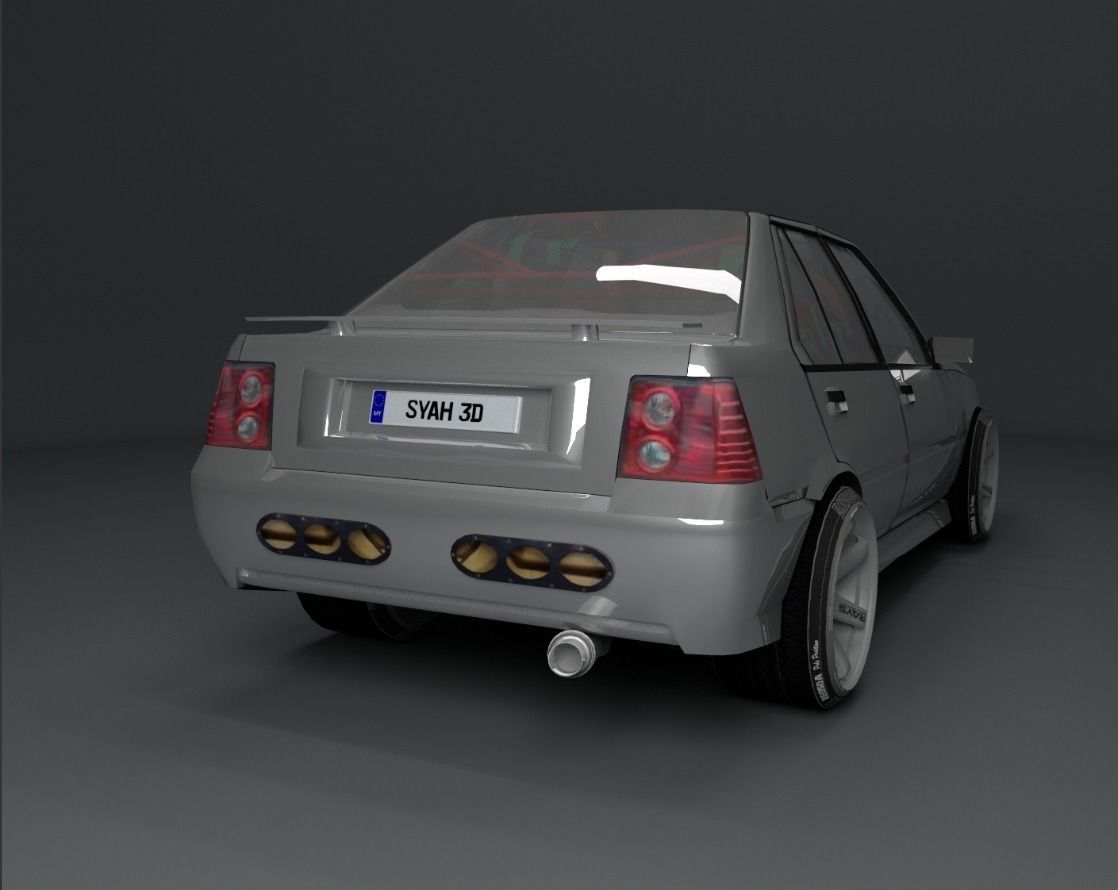 Proton Saga LMST Low-poly 3D model_3