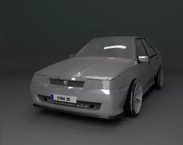 Proton Saga LMST Low-poly 3D model