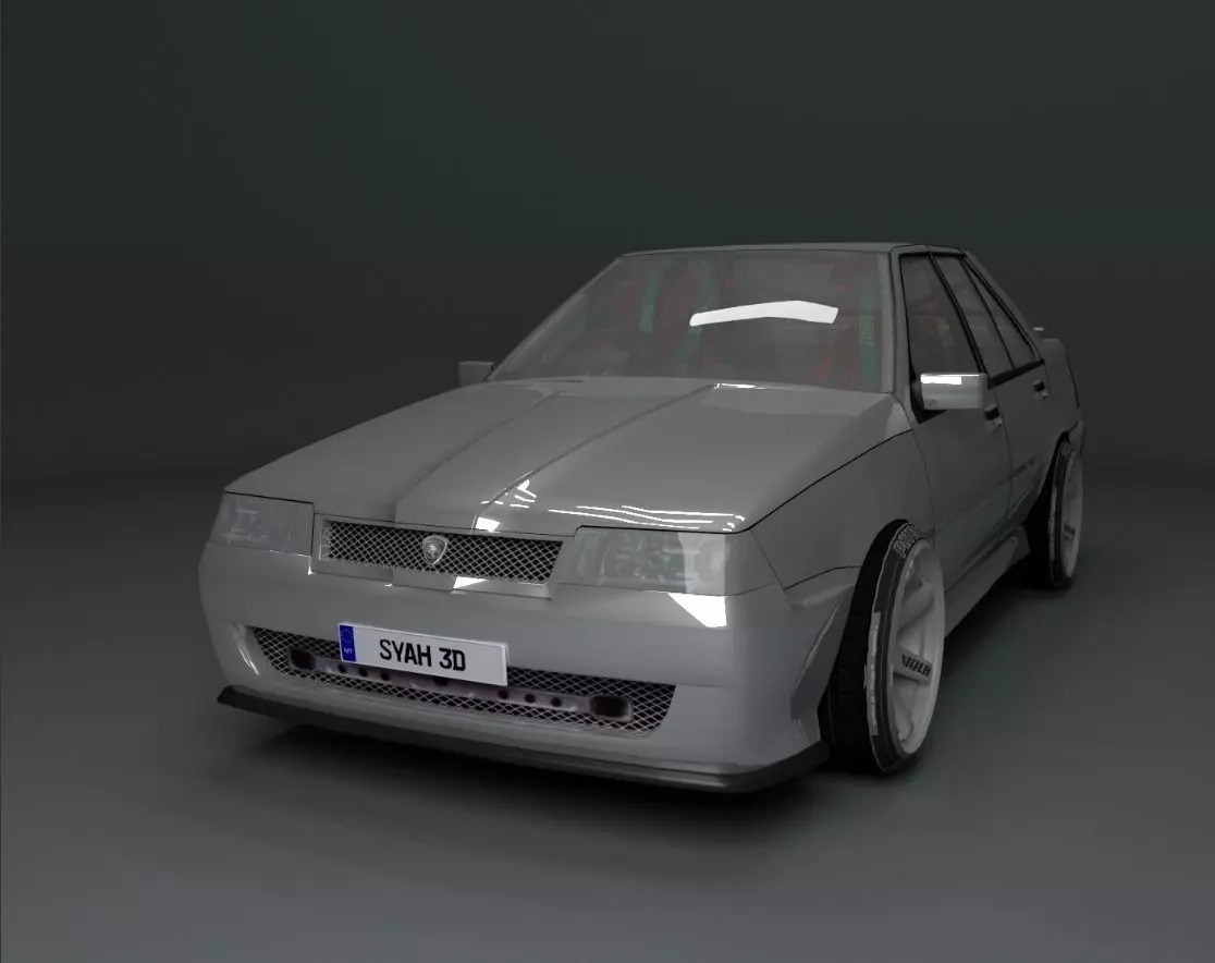 Proton Saga LMST Low-poly 3D model_0