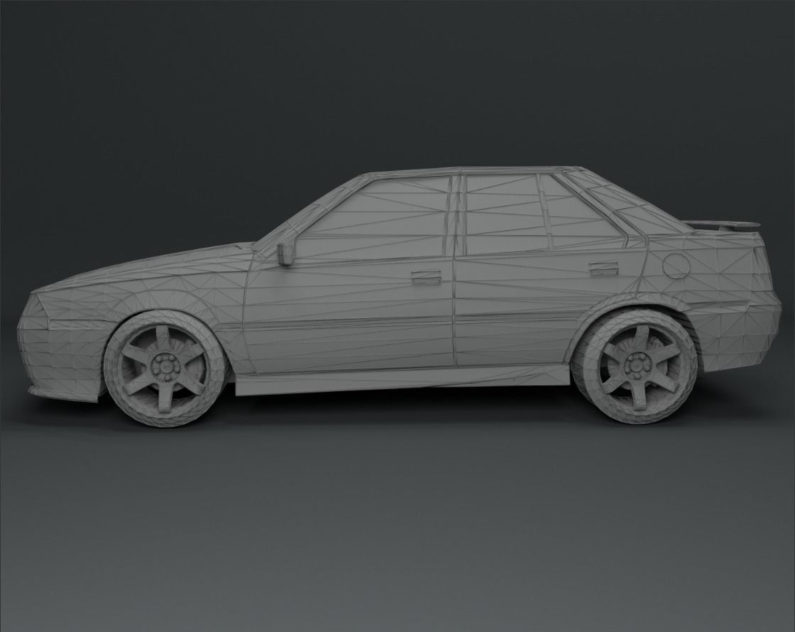Proton Saga LMST Low-poly 3D model_8