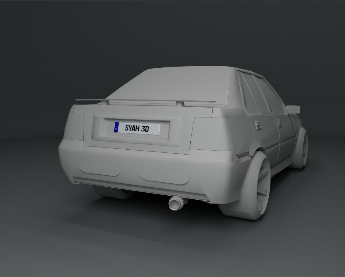 Proton Saga LMST Low-poly 3D model_4