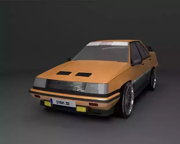 Proton Saga Megavalve Low-poly 3D model