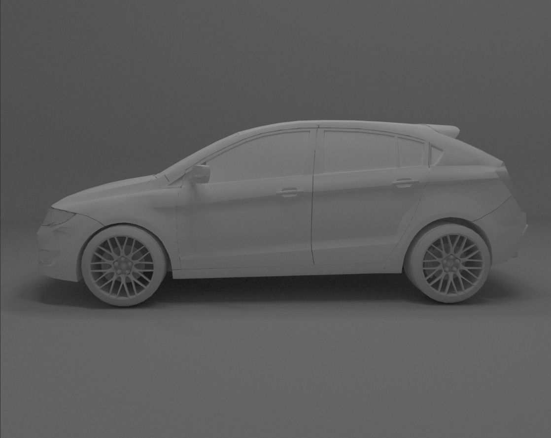 Proton Suprima S Low-poly 3D model_7