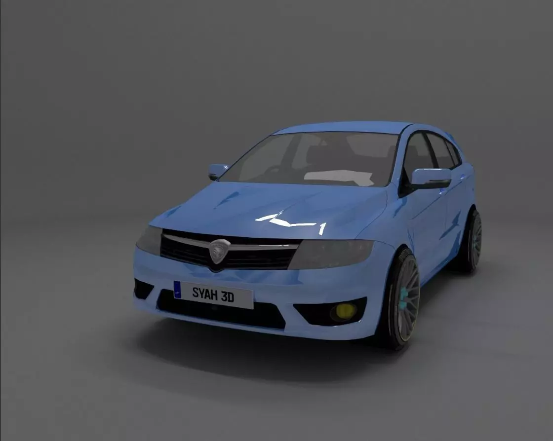 Proton Suprima S Low-poly 3D model_0