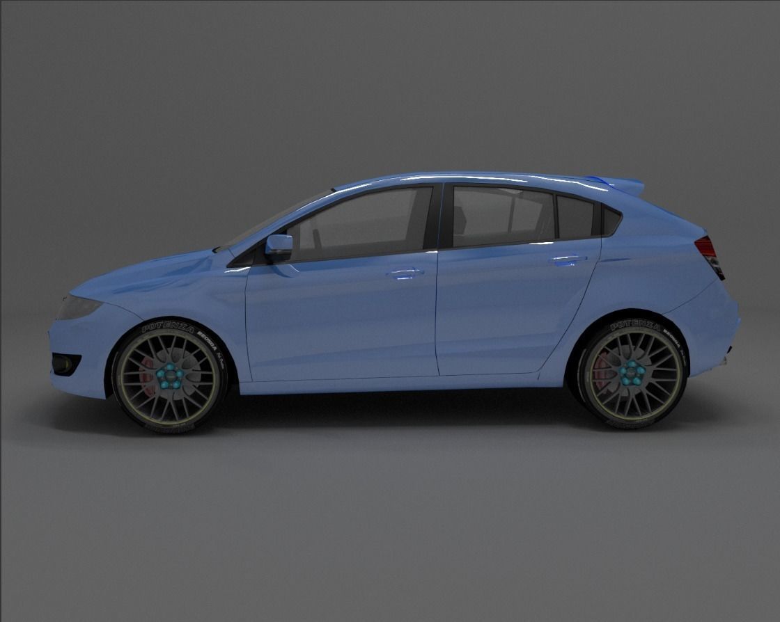 Proton Suprima S Low-poly 3D model_6