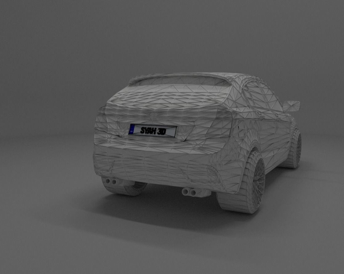 Proton Suprima S Low-poly 3D model_4