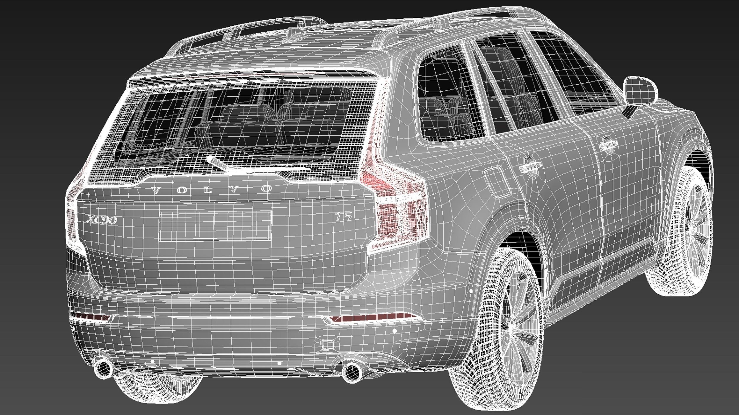Volvo XC90 2015 3D model_17