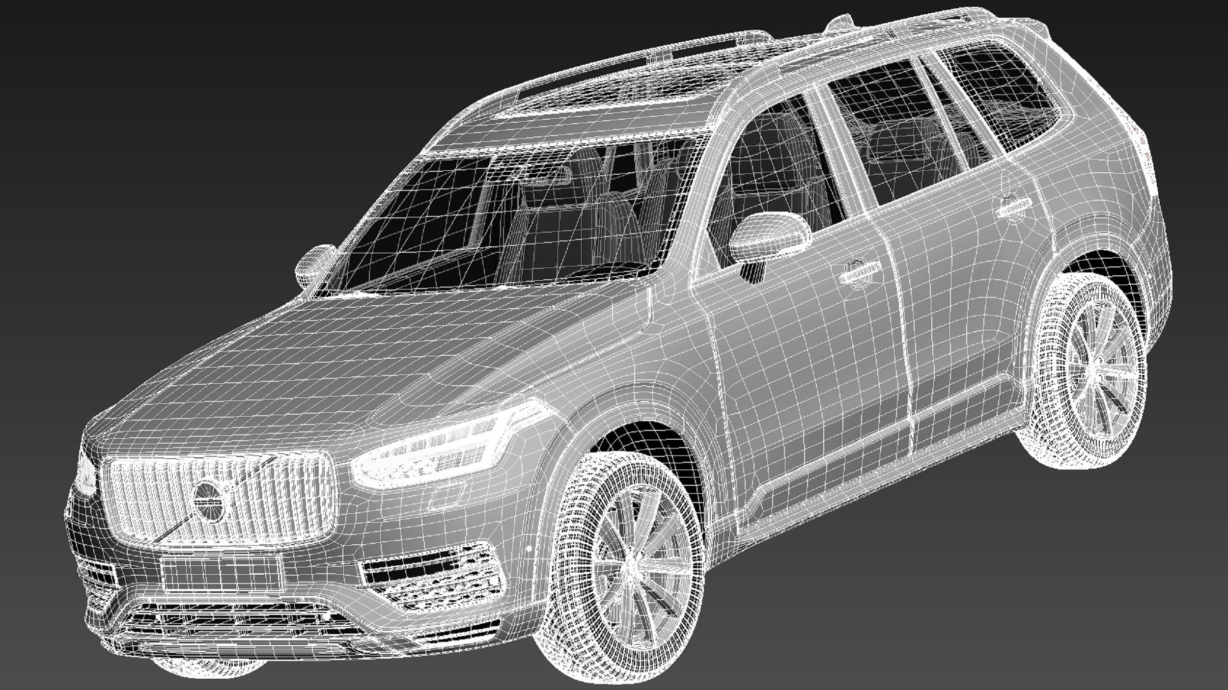 Volvo XC90 2015 3D model_16