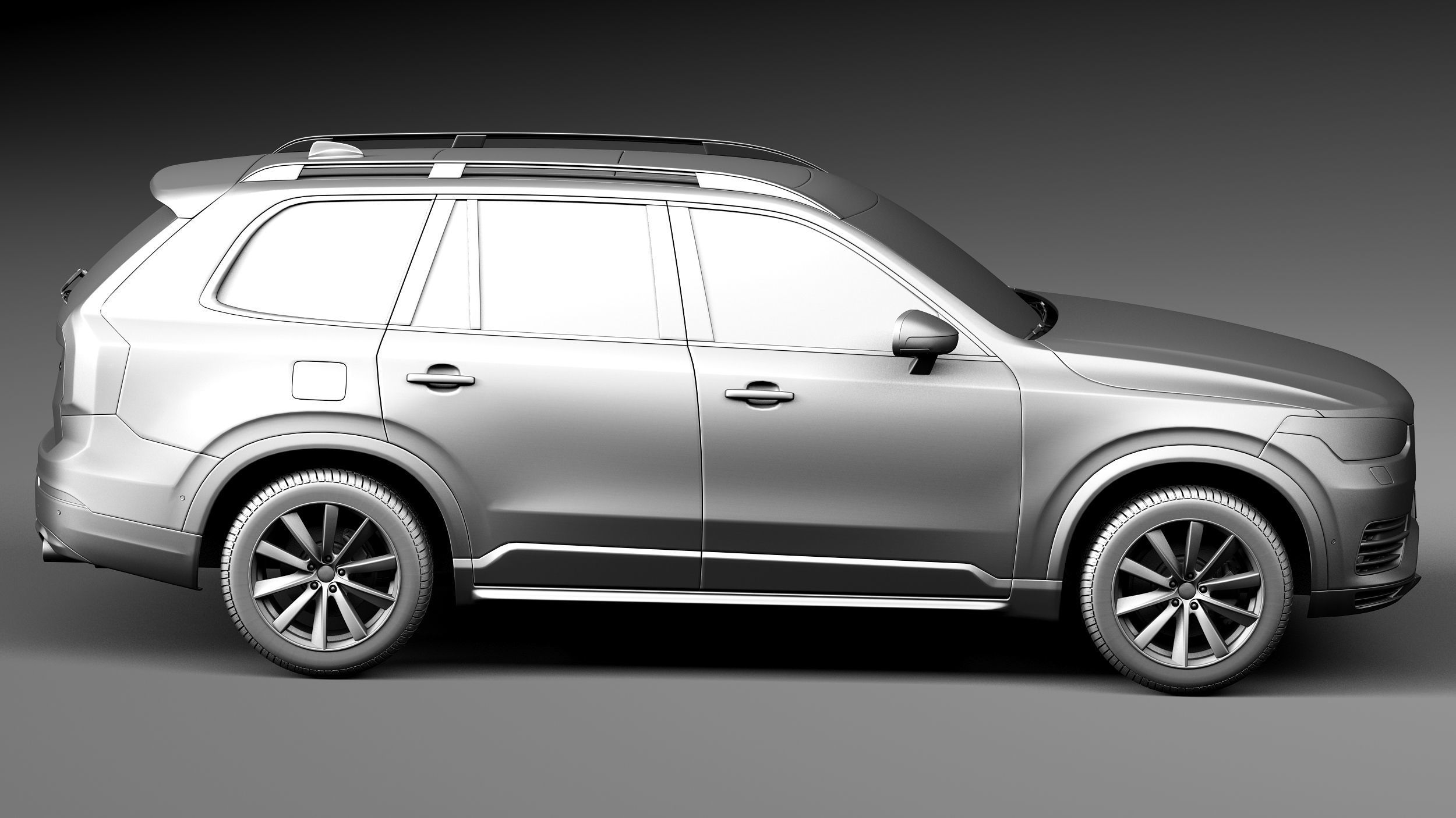 Volvo XC90 2015 3D model_14