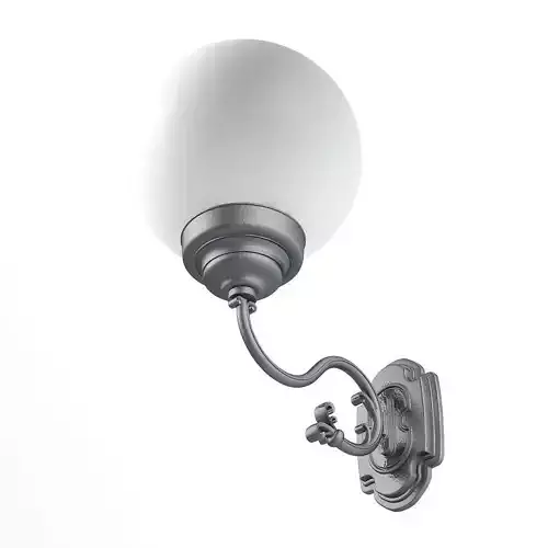 Classic Wall Exterior Lamp 3D Model