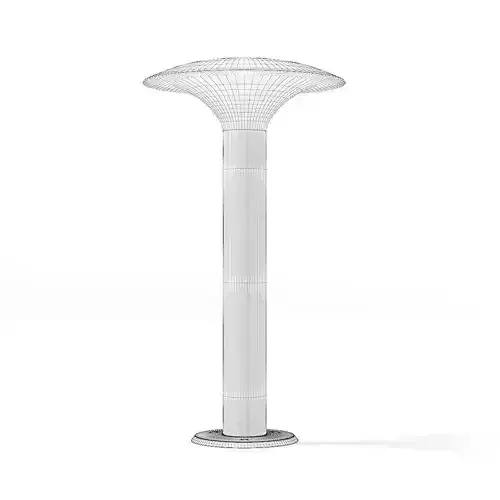 Exterior Standing Lamp 3D Model 3D model