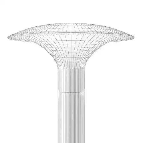 Exterior Standing Lamp 3D Model