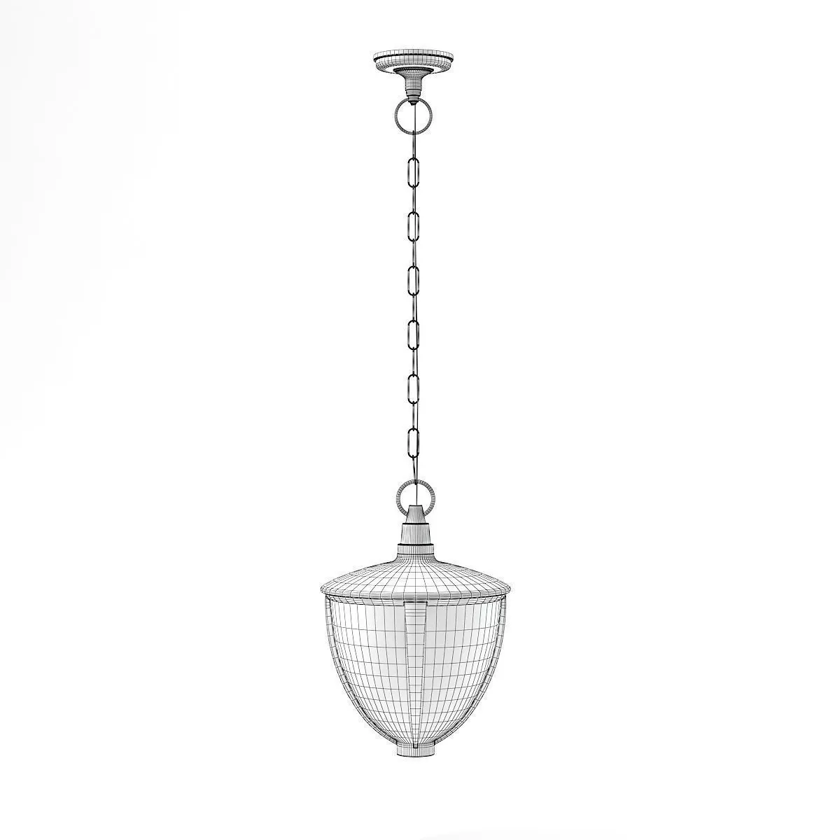 Ceiling Exterior Lamp 3D Model 3D model_0