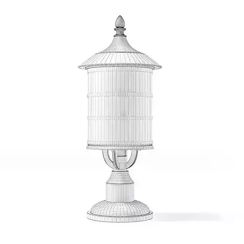 White Lantern 3D Model 3D model