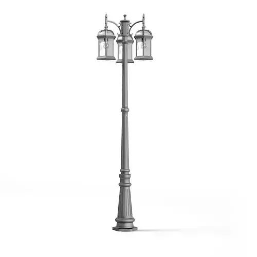 Triple Park Lantern 3D Model