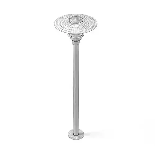 Standing Exterior Lamp 3D Model