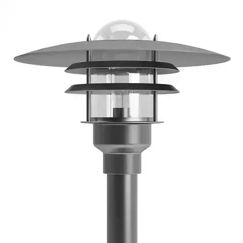 Standing Exterior Lamp 3D Model