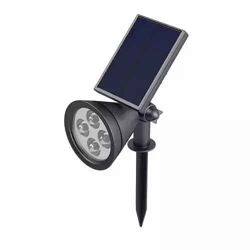 Sun Powered Exterior Halogen 3D Model