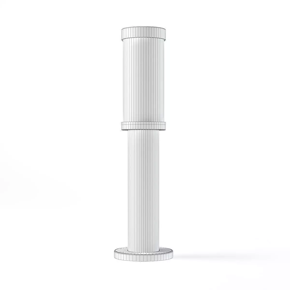 Standing Exterior Lamp 3D Model 3D model_0