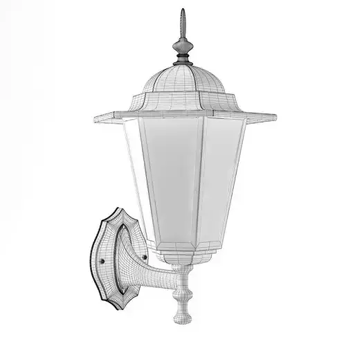 Classic Wall Exterior Lamp 3D Model