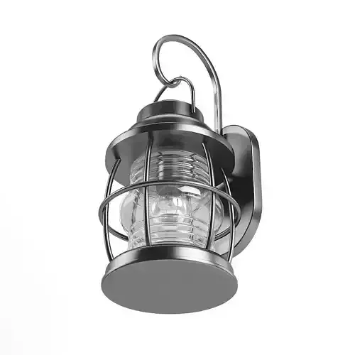 Classic Wall Exterior Lamp 3D Model