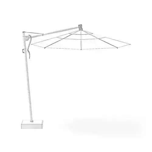 Garden Umbrella 3D Model