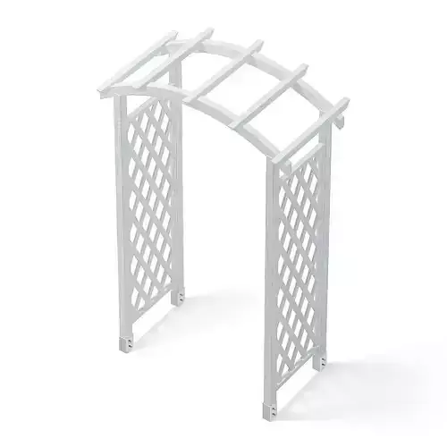 Garden Pergola 3D Model