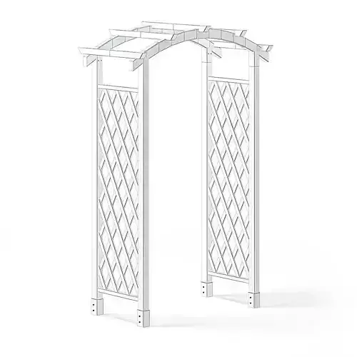 Garden Pergola 3D Model 3D model
