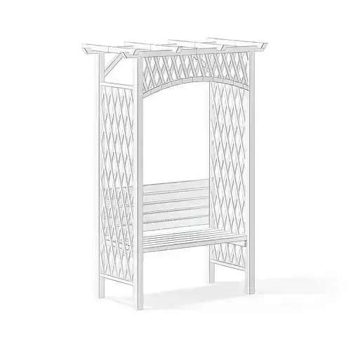 Garden Pergola 3D Model
