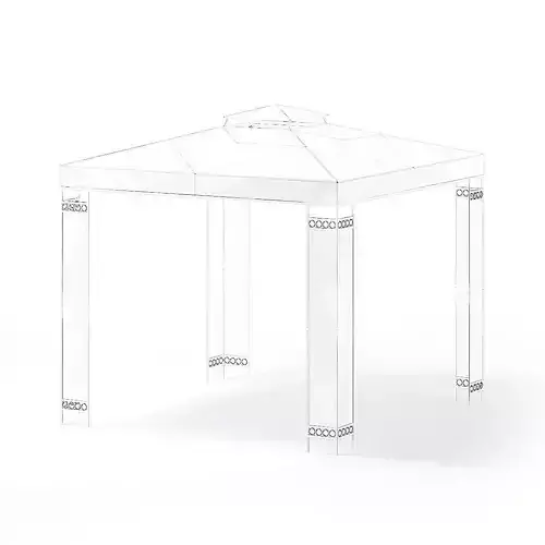 White Garden Pavilion 3D Model 3D model White Garden Pavilion 3D Model 3D model