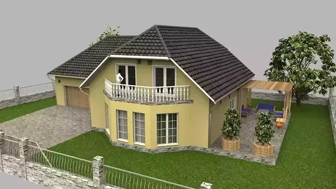 Family house with garage