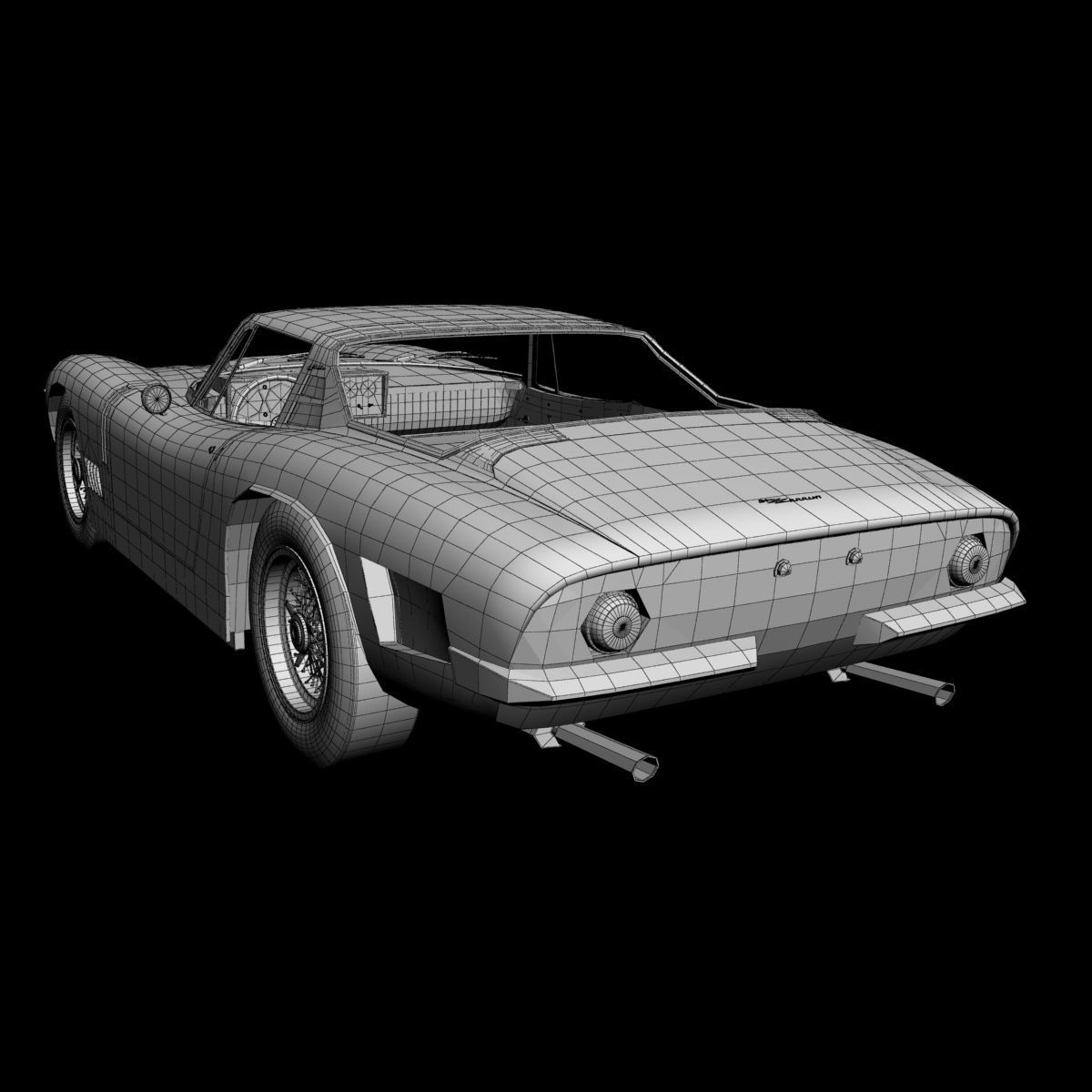 Bizzarrini 5300 GT Targa 3D model_15